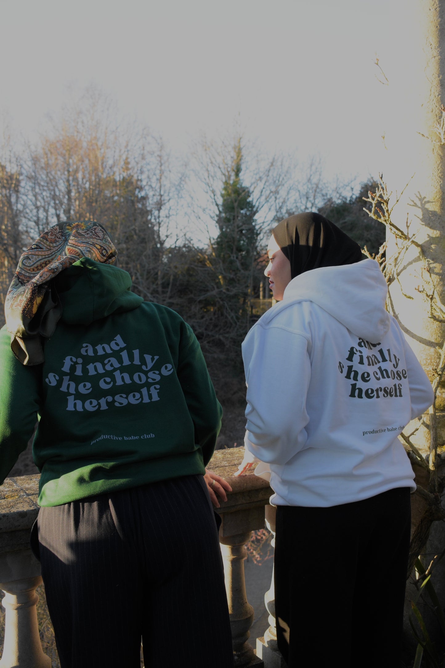 'And She Finally Chose Herself' Slogan Hoodie