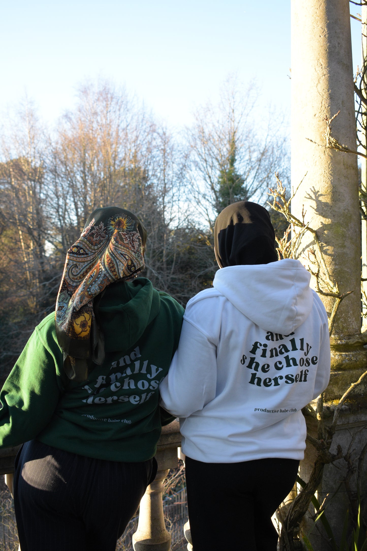 'And She Finally Chose Herself' Slogan Hoodie