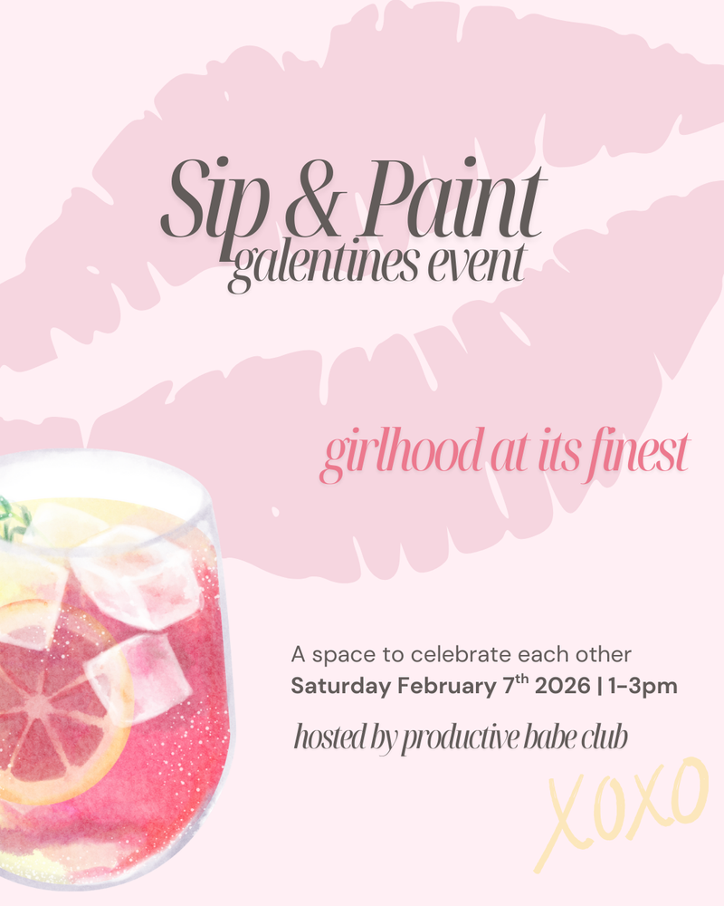 A Galentine’s Afternoon of Sip & Paint